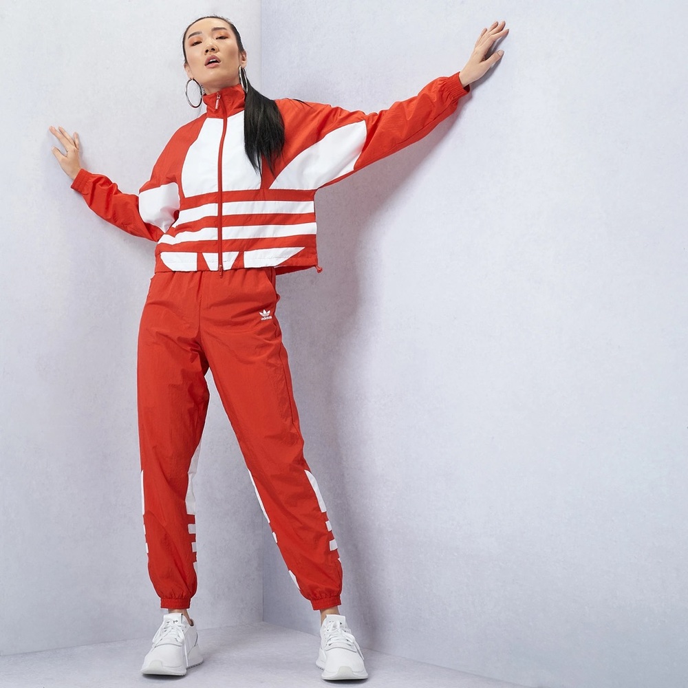 Adidas trefoil windbreaker